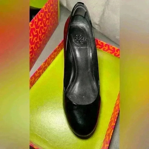 Tory Burch Pumps “Leah” Mid-Heel Women’s Size 8 - Picture 2 of 11